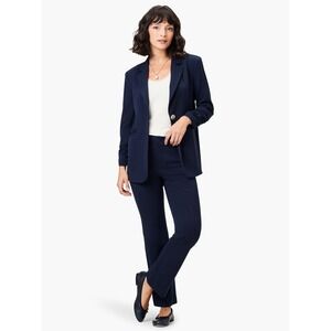 NIC + ZOE Plaza Demi Bootcut Ankle Pants In Dark Indigo Size 6